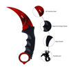 Picture of Dispatch Karambit Knife Fixed Blade Tactical Camping Tool, Outdoor Hunting Knife with Sheath and Cord, Suitable for Hiking, Adventure, Collection