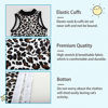 Picture of Etdane Cat Surgical Recovery Suit Pet Surgery Onesies Long Sleeve Shirt Small Dog Vest for Female Male Doggy Leopard Print Medium