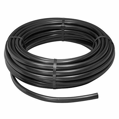 Picture of Beduan Pneumatic Hose Tubing Pipe 1/4" ID 32.8ft 10 Meter PU Fluid Air Compressor Tubing line or Fluid Transfer (Black)