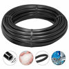 Picture of Beduan Pneumatic Hose Tubing Pipe 1/4" ID 32.8ft 10 Meter PU Fluid Air Compressor Tubing line or Fluid Transfer (Black)