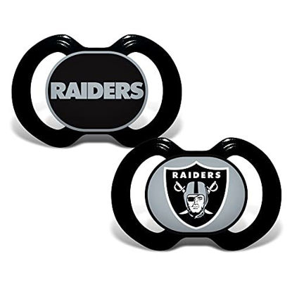 BabyFanatic Girls Pink Pacifier 2-Pack - NFL New Orleans Saints