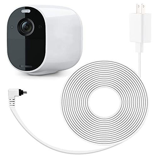 Picture of 25ft/7.5m Power Adapter for Arlo Essential Spotlight, Weatherproof Outdoor Power Cable Continuously Charging Your Arlo Essential Camera- White