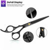 Picture of Hair Cutting Scissors Shears Professional Barber ACE 6 inch Hairdressing Regular Scissor Salon Razor Edge Hair Cutting Shear for Women, Men, Kids (Black)