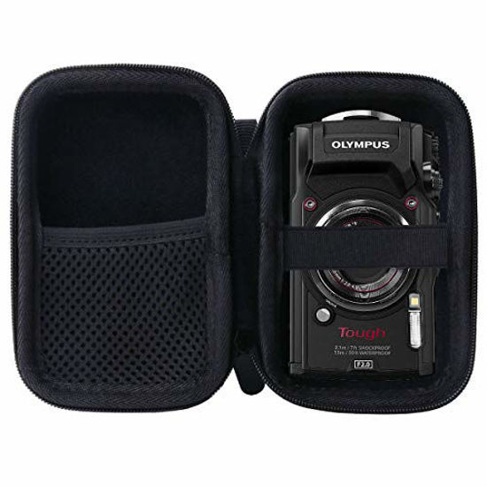 Picture of WERJIA Hard Carrying Case for Olympus Tough TG-6/ TG-5/TG-4 Digital Camera Case (Storage case, Black)