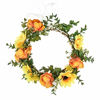 Picture of DDazzling Women Flower Headband Wreath Crown Floral Wedding Garland Wedding Festivals Photo Props (Yellow Sunflower Green Leaf)