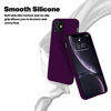 Picture of OTOFLY Compatible with iPhone 12 Case and iPhone 12 Pro Case 6.1 inch(2020),[Silky and Soft Touch Series] Premium Soft Liquid Silicone Rubber Full-Body Protective Bumper Case (Purple)