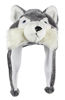 Picture of Bioterti Plush Fun Animal Hats -One Size Cap - 100% Polyester with Fleece Lining (Husky)