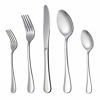 Picture of LIANYU 10 Piece Silverware Flatware Set for 2, Stainless Steel Cutlery Eating Utensils, Mirror Finished, Dishwasher Safe