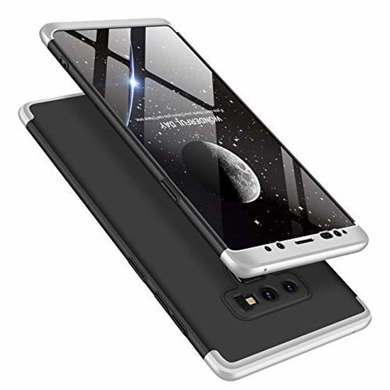 Picture of Galaxy Note 9 Case, PC Hard Case 3 in 1 Ultra-Thin Cover for Samsung Galaxy Note 9 (Silver+Black+Silver)