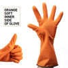 Picture of ThxToms Dishwashing Gloves, 3 Pairs Reusable Latex Cleaning Gloves for Housework, Kichen, Bathroom, Medium