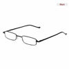 Picture of REAVEE 3 Pair Slim Pen Reading Glasses Small Tube Reader Glasses Men Women Spring Hinged Eyeglasses with Portable Clip Case 3.5