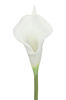 Picture of Duovlo 20pcs Calla Lily Bridal Wedding Bouquet Lataex Real Touch Artificial Flower Home Party Decor (Pure White)