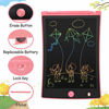 Picture of ORSEN Colorful 8.5 Inch LCD Writing Tablet for Kids, Electronic Sketch Drawing Pad Doodle Board, Toddler Travel Learning Educational Toys Activity Games Birthday Gifts for 2 4 5 6 7 8 Year Old Girls