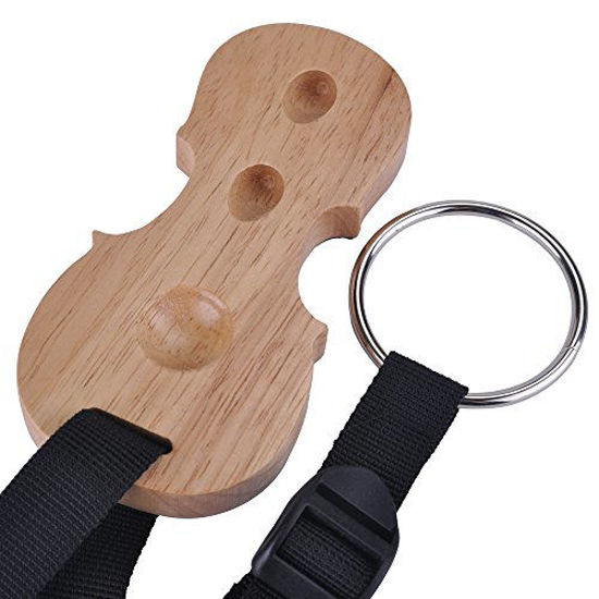 Picture of PUNK Solid Wood Cello Endpin Rest Non-slip Stopper Anchor Protector in Cello Shape 3 Holes Holder (2A)