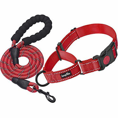 Picture of haapaw 2 Packs Martingale Dog Collar with Quick Release Buckle Reflective Dog Training Collars for Small Medium Large Dogs