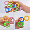 Picture of Chnaivy 6 PCS Magnetic Rings Fidget Toys,Decompression Magnetic Rings, Boys Girls Magnetic Spinner Ring for Adults Kids Finger Therapy ADHD Anxiety and Relief Autism Stress (Green)