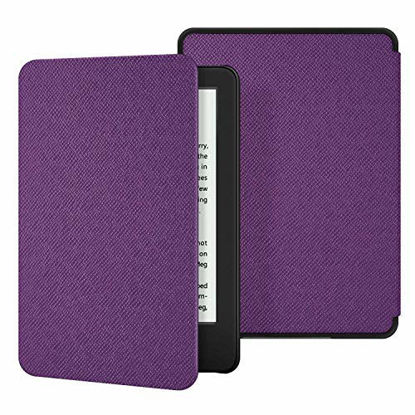 Picture of Ayotu Lightweight Case for All-New Kindle 10th Gen 2019 Release - Durable Leather Cover with Auto Wake/Sleep fits Amazon All-New Kindle 2019 (will not fit Kindle Paperwhite or Kindle Oasis) Purple
