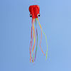 Picture of Hengda Kite Software Octopus Flyer Kite with Long Colorful Tail for Kids, 31-Inch Wide x 157-Inch Long, Large, Red