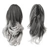 Picture of Sofeiyan 13" Ponytail Extension Long Curly Ponytail Clip in Claw Hair Extension Natural Looking Synthetic Hairpiece for Women, Gray mix