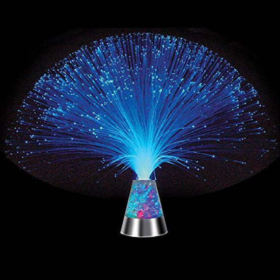 Picture of Ice Fiber Optic Mood Novelty Lamps Lighting Glacier Lite with Color-Changing Crystals Base