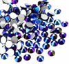 Picture of Jollin Glue Fix Crystal Flatback Rhinestones Glass Diamantes Gems for Nail Art Crafts Decorations Clothes Shoes(ss20 1440pcs, Jet AB)