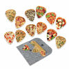 Picture of Creanoso Pizza Guitar Picks (12-Pack) - Stocking Stuffers Premium Quality Gift Ideas for Children, Teens, & Adults - Corporate Giveaways & Party Favors