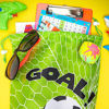 Picture of Soccer Party Drawstring Favor Bags (12 x 10 in, 12 Pack)