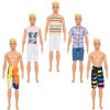 Picture of SOTOGO 32 Pieces Doll Clothes and Accessories for 12 Inch Boy Doll Include 14 Sets Doll Clothes/Casual Clothes/Jacket Tops/Beach Shorts and 8 Pieces Outdoor Doll Accessories