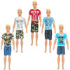 Picture of SOTOGO 32 Pieces Doll Clothes and Accessories for 12 Inch Boy Doll Include 14 Sets Doll Clothes/Casual Clothes/Jacket Tops/Beach Shorts and 8 Pieces Outdoor Doll Accessories