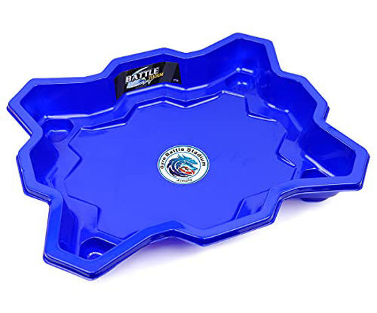 Picture of Aimoly Beystadium Battle Arena for Bey Blade Metal Fusion Arena Bey Blade Stadium (Blue)