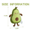 Picture of Niuniu Daddy Avocado Stuffed Animal 11.5 inch Plushies Squishy Snuggle Plush Toys Soft Kawaii Food Shaped Plushie Fruit Series Hugging Pillow for Kids/Toddlers/Teen