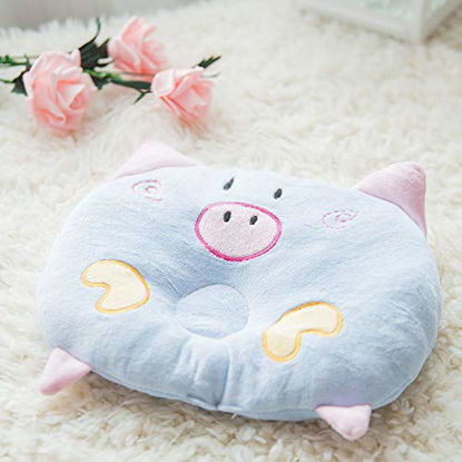 Picture of FISHDOG Pet Bed Pillow, an Ideal Naptime Sleeping Companion for Small Dogs and Cats, Cartoon Plush Toy (Blue)