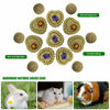 Picture of Rabbit Chew Toys, Small Animal Treats Natural Timothy Grass Chew Toys, Grass Cake&Grass Ball Pet Snacks Molar Teeth Grinding Toy Chewing for Chinchillas Hamsters Guinea Pig Dwarf Rabbit Gerbils(H01)