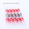 Picture of XUUAP 100pcs Solder Seal Butt Connectors 22-18 AWG Red, Waterproof Heat Shrink Wire Connectors, Automotive Marine Electrical Terminals (18 20 22 Gauge)