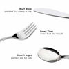 Picture of Lehoo Castle Kids Silverware Stainless Steel 6 Piece - Toddler Spoons and Forks Knife Set, Metal Kids Cutlery Set, Toddler Utensils Self Feeding (Dinosaur World)