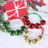 Picture of Cooraby 24 Pieces Assorted Colors Christmas Jingle Bell Bracelets Adjustable Christmas Bracelets with Metal Bells for Holiday Party Favors