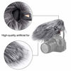 Picture of Comica CVM-MF2 Outdoor Microphone Furry Windscreen Muff Professional Wind Cover Compatible with CVM-V30 LITE Shotgun Video Microphone