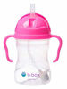 Picture of b.box Sippy Cup with Innovative Weighted Straw, Pink Pomegranate (Matte Lid)