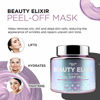 Picture of AZURE Beauty Elixir Holographic Peel Off Moisturizing Face Mask - Reduces Wrinkles, Fine Lines & Acne Scars | Removes Blackheads & Dirt and Oil | Repairs Uneven Skin Tone - 150mL