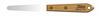 Picture of Albion Engineering Company 258-3TPS Classic Tapered Spatula, Stainless Steel, Hardwood Handle, 3/8" Wide Tapered Tip x 3" Long Blade