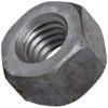 Picture of Steel Hex Nut, Plain Finish, Grade 2, ASME B18.2.2, 1-1/2"-6 Thread Size, 2-1/4" Width Across Flats, 1-9/32" Thick (Pack of 5)