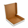 Picture of 8" Length x 8" Width x 1.5" Depth Lock Corner Clay Coated "Thin" Paperboard White Pizza Box by MT Products (20 Pieces)