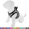 Picture of Pawtitas Pet Reflective Mesh Dog Harness, Step in or Vest Harness, Comfort Control, Training Walking of Your Puppy/Dog S Small Grey Dog Harness