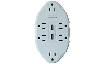 Picture of XTREME 6 Outlet Wall TAP W Dual USB Port