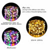 Picture of ER CHEN 2 Pack Dimmable USB String Lights, 33ft 100 LED Warm White & Multi-Color Changing Fairy Lights with Remote&Timer, 8 Modes Silver Coated Copper Wire Lights for Bedroom, Patio, Party