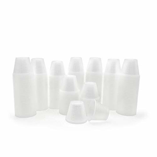 Picture of Eight30east - 400ct 1oz Disposable Graduated Medicine Cups, Non-Sterile, for Mixing and Measuring Resin, Epoxy, Oils, Paint, Cooking, Stain, and more