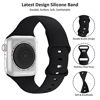 Picture of Slimband 6 Pack Silicone Sport Band Compatible for Apple Watch Band 38mm 40mm 41mm 42mm 44mm 45mm for Women Men, Soft Replacement Strap Wristband for iWatch Series 7/SE/6/5/4/3/2/1