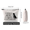 Picture of Black Lab Dog Cosmetic Bag Black Lab Lover Gift I Am Not a Black Lab I Am a Baby Makeup Pouch Labrador Mom Travel Bag(Black Lab bag)