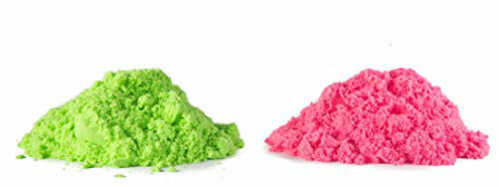 Picture of Kinetic Play Sand | 2-Pound Play Pack | 1lb Green, 1lb Pink (Pink & Green (Standard))