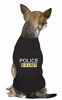 Picture of Parisian Pet Dog Cat Clothes Tee Shirts Police Dog T-Shirt (Police, X-Large)